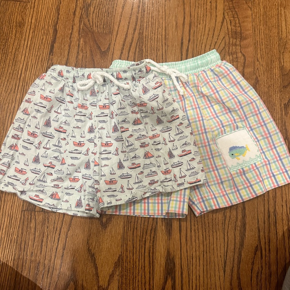 Shrimp and grits swimming trunks